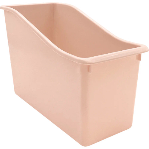 Teacher Created Resources Plastic Book Bin, Blush