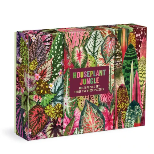 Galison Houseplant Jungle Multi Puzzle Set