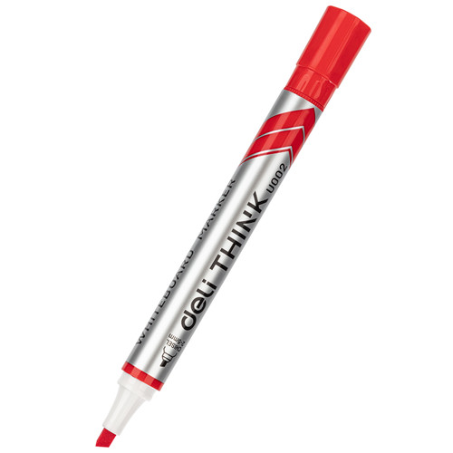 Think Dry Erase Marker, Chisel Tip, Red