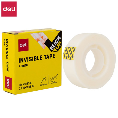 Deli Invisible Tape, 3/4" x 1000' - 6pk