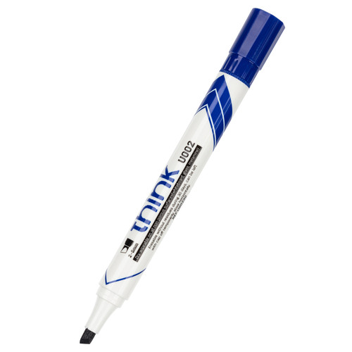 Think Dry Erase Marker, Chisel Tip, Blue