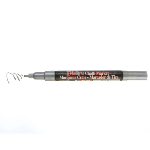 Uchida Bistro Chalk Marker, 3mm Fine Point, Silver