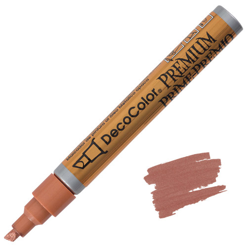 Uchida DecoColor Premium Paint Marker, Chisel Tip, Copper