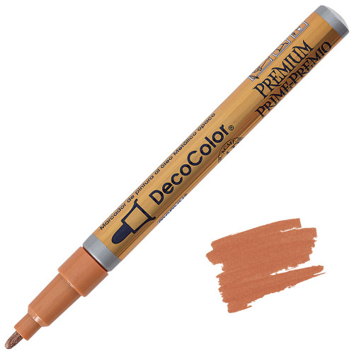Uchida DecoColor Premium Paint Marker, Fine Tip, Copper