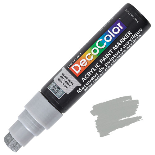 Uchida DecoColor Acrylic Jumbo Paint Marker, Extra Wide Tip, Silver
