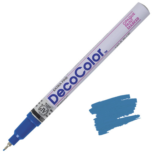 Uchida DecoColor Paint Marker, Extra Fine Point, Blue