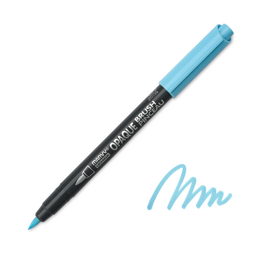 Uchida Opaque Brush Marker, Pale Blue