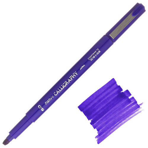 Uchida Calligraphy Marker, Broad Point (5.0mm), Violet