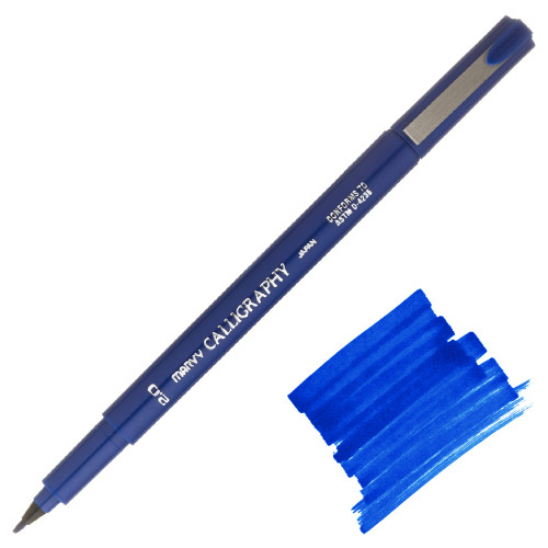 Uchida Calligraphy Marker, Fine Point (2.0mm), Blue