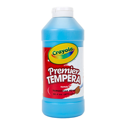 Crayola Premier Tempera Paint, 16 oz – Turquoise