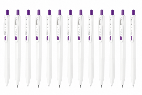 Zebra Sarasa R Retractable Gel Pen, Ultra Fine Point (0.4mm), Violet, 12 Count