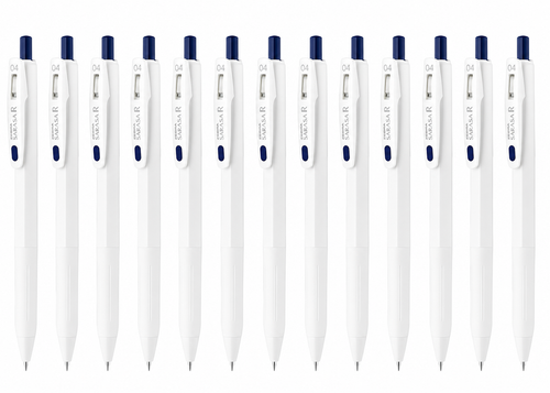 Zebra Sarasa R Retractable Gel Pen, Ultra Fine Point (0.4mm), Blue Black, 12 Count