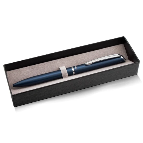 Pentel EnerGel Style Liquid Gel Pen Gift Box with Belly Band, Medium Point (0.7mm), Dark Blue Barrel, Black Ink