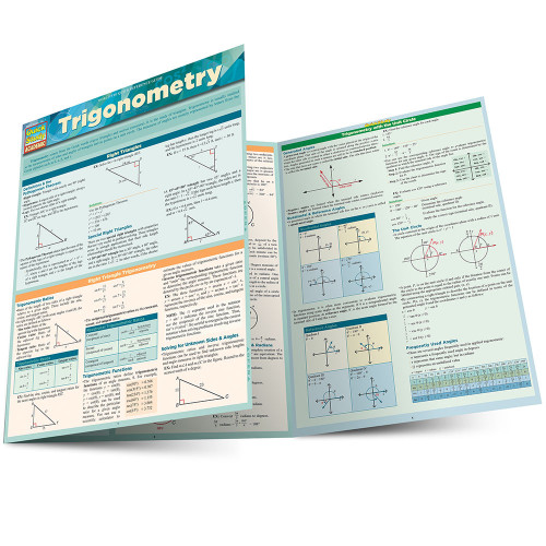 BarCharts QuickStudy Laminated Study Guide, Trigonometry