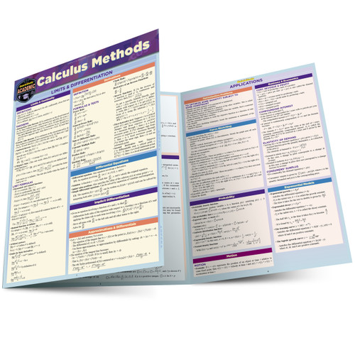 BarCharts QuickStudy Laminated Study Guide, Calculus Methods