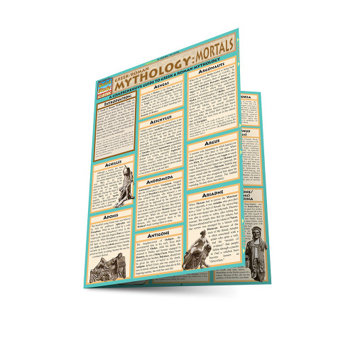 BarCharts QuickStudy Laminated Study Guide, Mythology: Greek/Roman Mortals