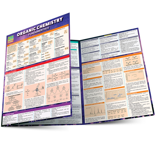 BarCharts QuickStudy Laminated Study Guide, Organic Chemistry Fundamentals