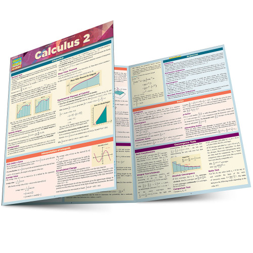 BarCharts QuickStudy Laminated Study Guide, Calculus 2