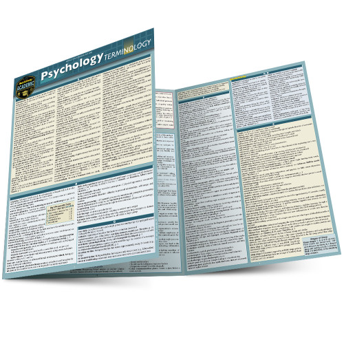 BarCharts QuickStudy Laminated Study Guide, Psychology Terminology
