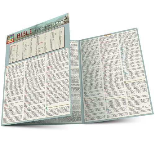 BarCharts QuickStudy Laminated Study Guide, Bible Terminology