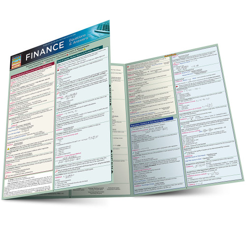 BarCharts QuickStudy Laminated Study Guide, Finance: Equations & Answers
