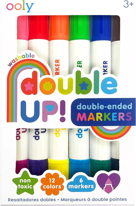 Double Up! Double-Ended Markers Set of 6