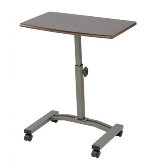 Pristine Mobile Laptop Cart - Brown & Grey