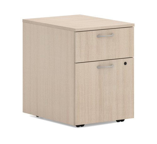Hon Mod Series Mobile Pedestal, BF, Desert Oak