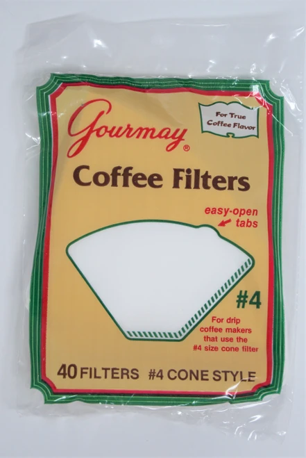 Coffee Filter, #4 Cone, 40 ct.