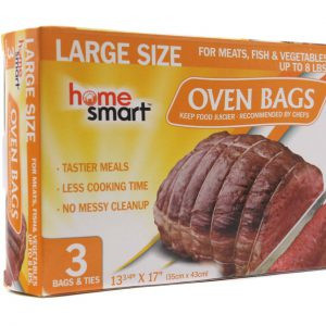 Oven Bags, Large Size, 13-3/4"x17", 3 Bags