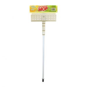 Clean Home Sponge Mop, White