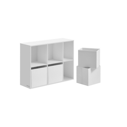 6 Cube Storage Organizer, Snow