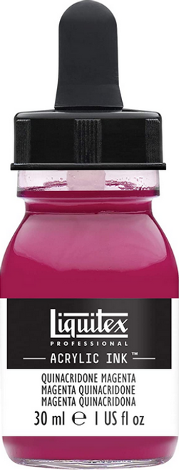 Acrylic Ink, 1 oz, Quinacridone Magenta