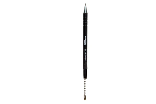 Controltek Secure-A-Pen Antimicrobial Ballpoint Counter Pen Replacement, Medium Point (1.0mm), Black