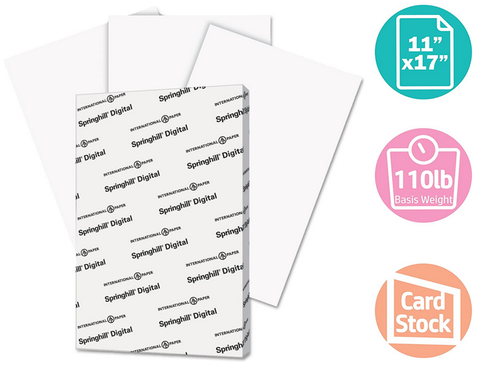 Digital Vellum Bristol Cover, 67lb., 11" x 17", White