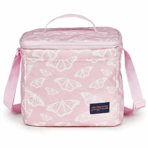 Super Snack Lunch Box, Pink Butterfly