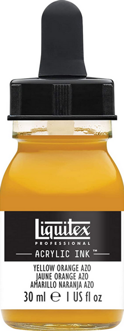 Acrylic Ink, 1 oz, Yellow Orange Azo