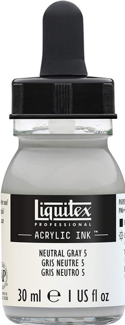 Acrylic Ink, 1 oz, Neutral Gray Value 5