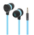 Neon Sound Earphones, Black/Blue