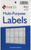 Multipurpose Label, 1/2" x 3/4", White, 1000 Labels