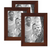 Flat-Top Plastic Frame, 4"x6", Chestnut, 3 Pack