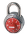 Combination Lock, Red Dial