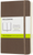 Pocket Classic Soft Cover Notebook, Plain, Earth Brown