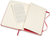 Medium Classic Hard Cover Notebook, Squared, Scarlet Red