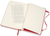 Medium Classic Hard Cover Notebook, Plain, Scarlet Red