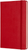 Medium Classic Hard Cover Notebook, Plain, Scarlet Red