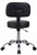 Boss Be Well Medical Spa Professional Adjustable Stool with Back, Black