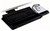 3M Knob Adjust Keyboard Tray with Mouse Platform - Black