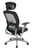 Office Star Professional Light AirGrid Back Chair - Black