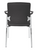 Office Star "WORK SMART" Faux Leather Guest Chair with Chrome Frame - Black
